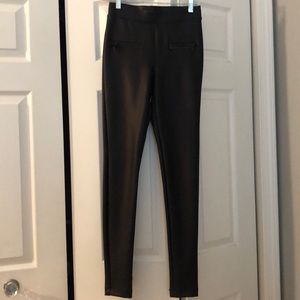 Express faux leather leggings